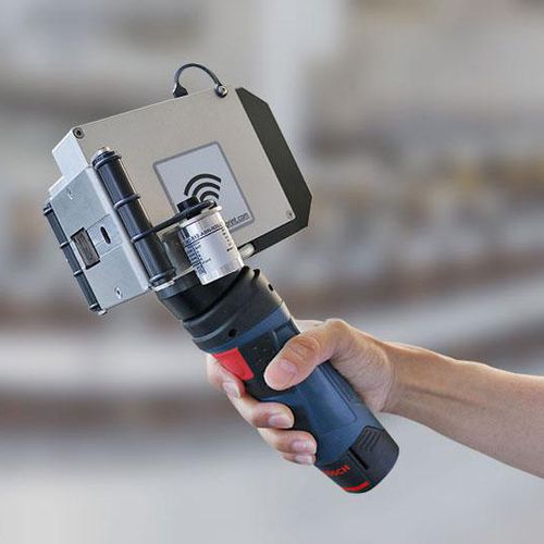 サーマル インクジェットマーキング及びコーディング装置 - Markoprint X1JET Hand Hold - Weber Marking Systems - 食品産業用 / ダンボール箱用 / バーコード用