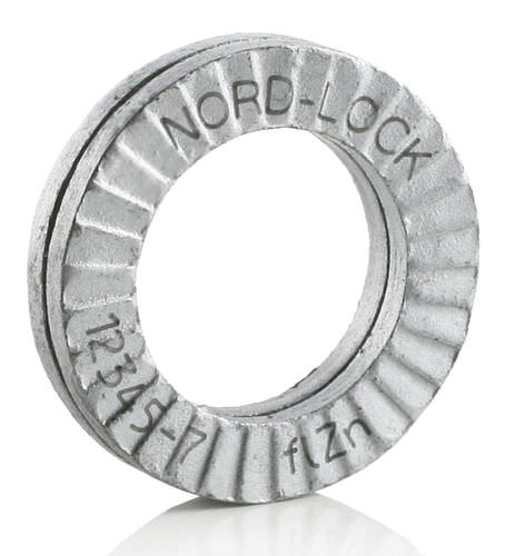 安全ワッシャー - NL series  - Nord-Lock International AB - 自動ロック / 円形 / スチール製
