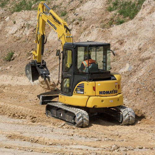 小型油圧ショベル - PC55MR-5 - Komatsu Construction and Mining Equipment - クローラー式 / ディーゼル
