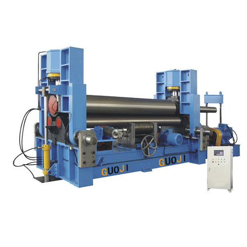 ローラー3本板材曲げ加工機 - GJW11S-35X3000 - Nantong Guoji Machinery Equipment Co.,Ltd. - 油圧式 / 自動 / 可動制御パネル付