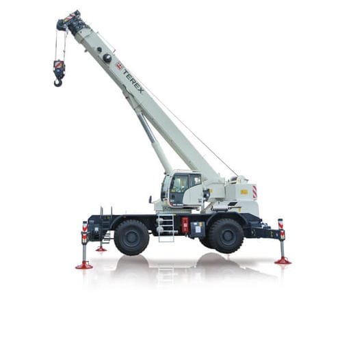 移動可能クレーン - RT 1080 - TEREX CRANES - 伸縮式 / 工事現場用 / 不整地