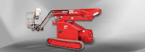 クローラー式伸縮ブーム型高所作業車 - LEO 12 T - Teupen - 油圧式 / コンパクト
