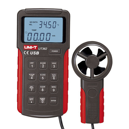 羽根型風速計 - UT360 series - UNI-TREND TECHNOLOGY (CHINA) CO., LTD. - デジタル式 / 携帯型 / USB