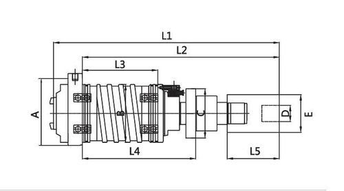 機械加工スピンドル - DGZZ-10020/10024 - Guangzhou Haozhi Industrial Co., Ltd - ダイレクトドライブ / BT 30 / 油性潤滑給油
