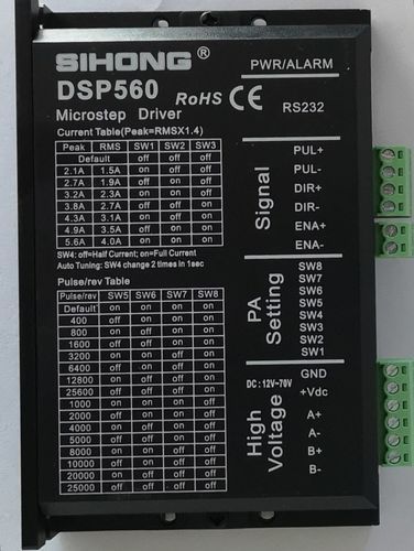 2相ステッピングエンジンコマンド - DSP560 - Shanghai Siheng Motor Co., Ltd