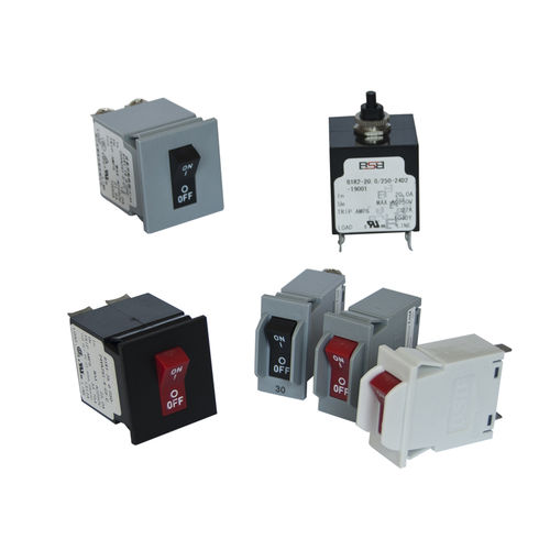 油圧-磁性遮断器 - B1 series - ZHEJIANG BSB ELECTRICAL APPLIANCES CO.,LTD - 積荷超過用 / 低電圧 / 2極