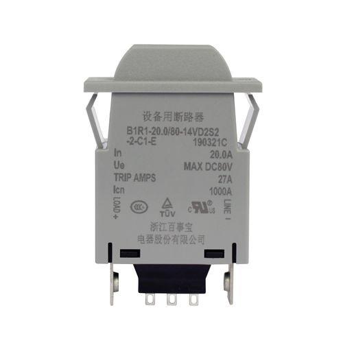 油圧-磁性遮断器 - B1 series - ZHEJIANG BSB ELECTRICAL APPLIANCES CO.,LTD - AC / DC / 2極