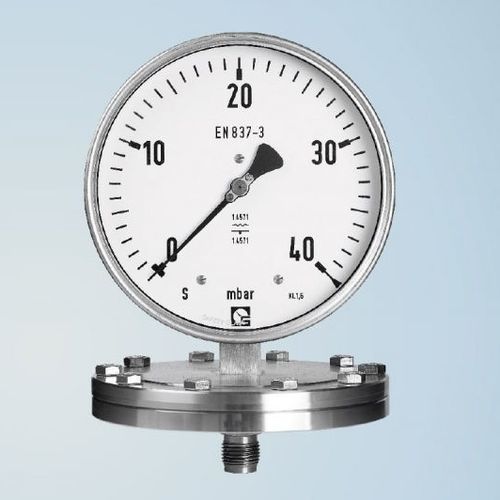 絶対圧力計 - PAGU 100 - Schmierer GmbH - ダイヤル / ねじ式 / フランジ取り付け