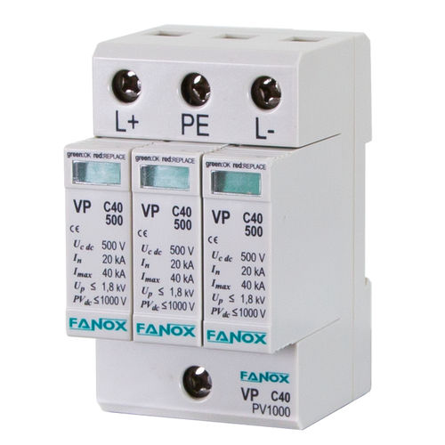 太陽光発電設置用避雷器 - VP C40 Series - FANOX ELECTRONIC - クラス II / コンパクト / バリスター