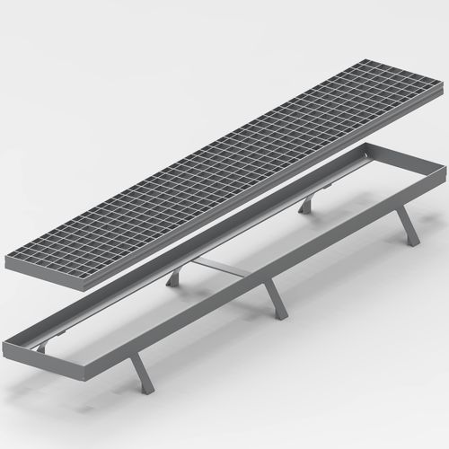 排水用グレーチング - NAGÉV RÁCS Kft. / NAGÉV GRATINGS LTD. - スチール製 / プレス式 / 高荷重用