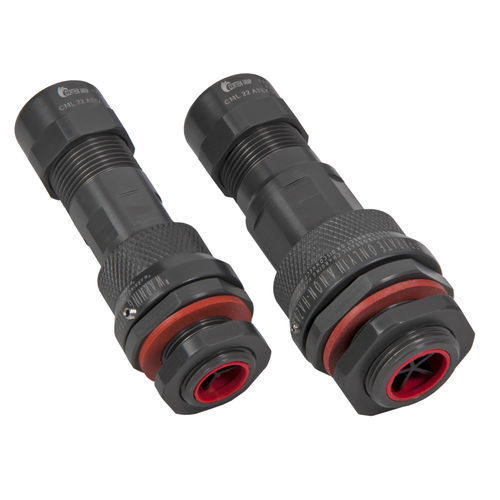 電源電気コネクター - FASTEX-M - CORTEM - 同軸 / 円筒形 / 5極