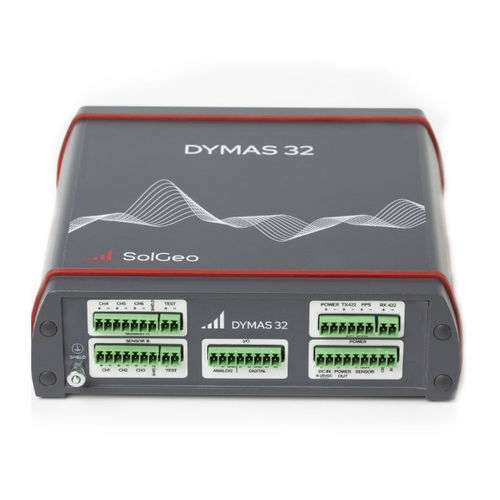 地震学データ取り込みシステム - DYMAS 32 - SOLGEO SRL - 電圧 / 振動 / 速度