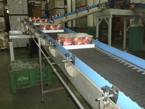 ベルトコンベヤー Agromeccanica Srl モジュラーベルト 食品産業用 食品用