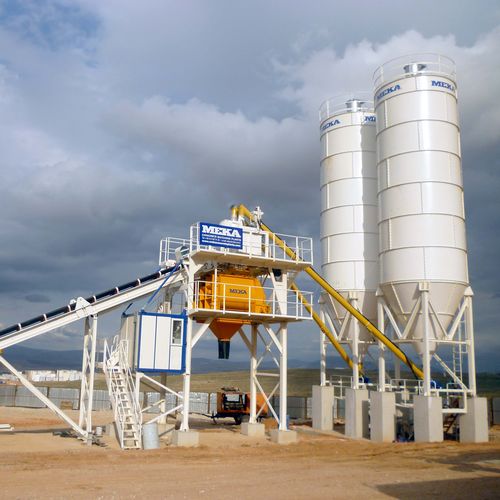 定置型コンクリート混合プラント - C100 - MEKA Crushing Screening and Concrete Batching Technologies - コンパクト / 連続