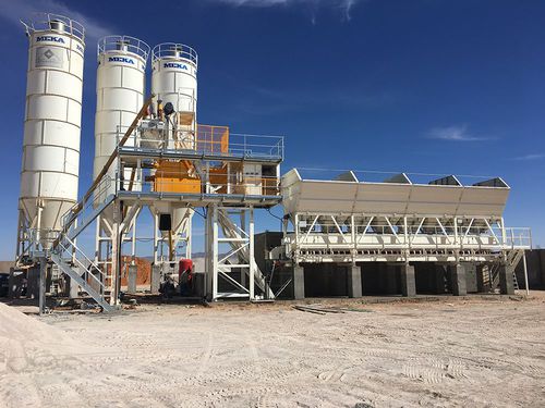 定置型コンクリート混合プラント - C60  - MEKA Crushing Screening and Concrete Batching Technologies - コンパクト
