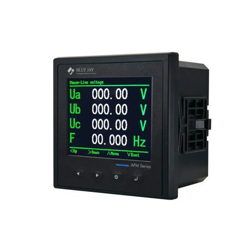 周波数計電力計 - APM-96Q - Chongqing Blue Jay Technology Co. Ltd - エネルギー計 / 電力品質・高調波分析器付き / パネル設置用
