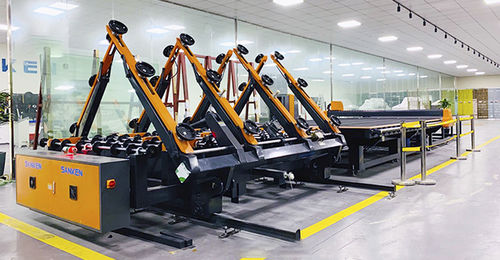 ガラス用切断ライン - SKCL series - SANKEN glass machine - CNC / ソフトウェア最適化機能付き / 自動