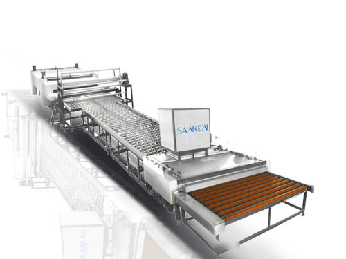 合わせガラスパネル製造ライン - SKPL series - SANKEN glass machine