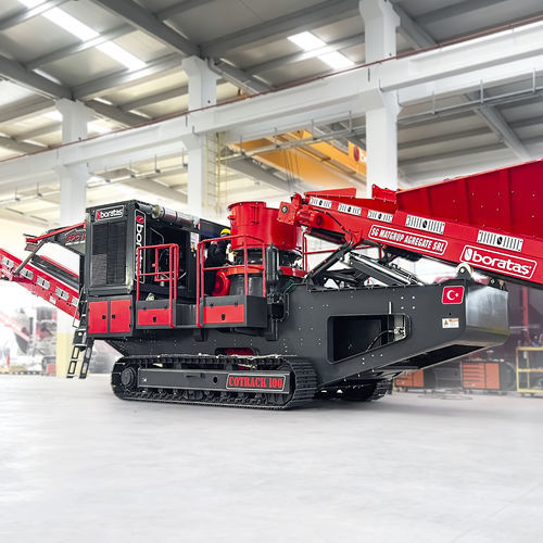 円錐形クラッシャ－ - BPC100 - Boratas Machinery - 移動型 / コンパクト / 二次
