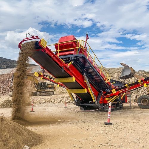 乾式選別ふるい機 - BPE102 - Boratas Machinery - 加工 / 建設現場用 / 鉱山用