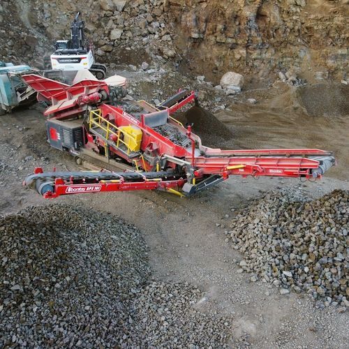乾式選別ホッパー スカルパ― - BPS101 - Boratas Machinery - 鉱山用 / リサイクル用 / 移動式