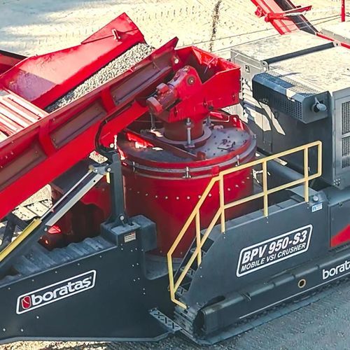 垂直軸インパクトクラッシャ－ - VSI950 - Boratas Machinery - 据え置き型 / 砂生産用 / ハードストーン用