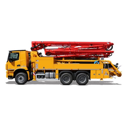 移動式トラック搭載コンクリート ポンプ - M28-4 - Putzmeister/プツマイスター - 工事現場用