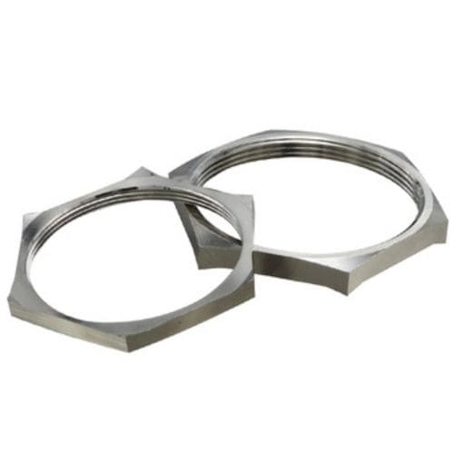 六角形ロックナット - HX-LN-EMC  series - YUEQING HONGXIANG CONNECTOR  MANUFACTRER CO., LTD - ニッケル真鍮製 / ねじ式