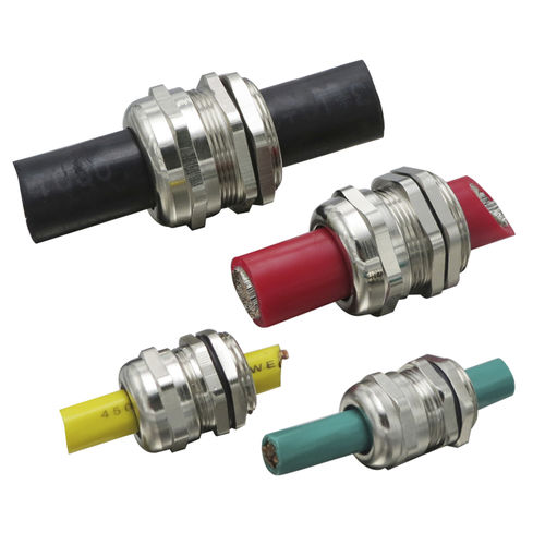 ニッケル真鍮製ケーブルグランド - HX-NP series - YUEQING HONGXIANG CONNECTOR  MANUFACTRER CO., LTD - 真ちゅう製 / IP68 / ねじ式