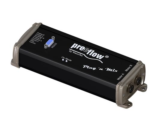 樹脂バッチ・ブレンダー - 2K-Speed-Control plug'n'mix - preeflow by ViscoTec Pumpen- u. Dosiertechnik GmbH - 液体 / コーティング / 容量式