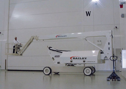 クリーンルーム用伸縮ブーム型高所作業車 - A65CR - Bailey lifts - 車輪付き / 電気油圧式
