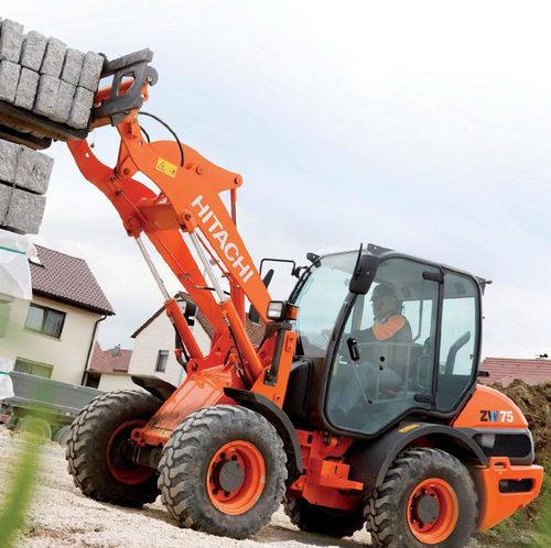 ホイール式ローダー - ZW75-6 - Hitachi Construction Machinery Europe - 関節付き / コンパクト / 工事現場用