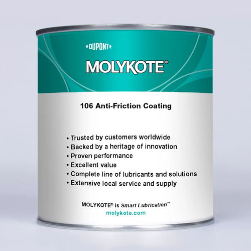 硫化モリブデンボンドコーティング - MOLYKOTE® 106 - Dow Corning - グラファイト / MoS2 / ドライ潤滑剤