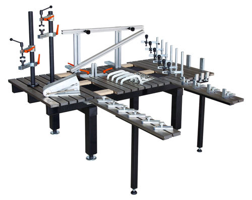 ステンレススチール製溶接テーブル - FÖRSTER welding systems GmbH - 鋳鉄製 / 吸引