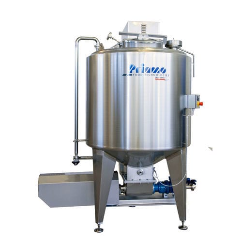 チーズ用タンク - PRIAMO FOOD TECHNOLOGIES - ステンレス網製 / 円筒形 / 円錐底