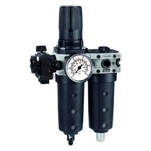 圧縮空気FRLユニット - P3XAA series  - Parker Pneumatic Division Europe - ガス / バルブ用 / 産業用