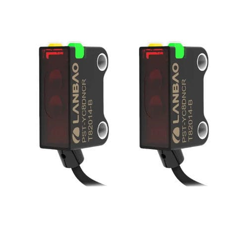 再帰反射光電センサ - PST-DC25DPOR series - Shanghai Lanbao Sensing Technology Co., Ltd. - 長方形 / 赤色照明 / LED
