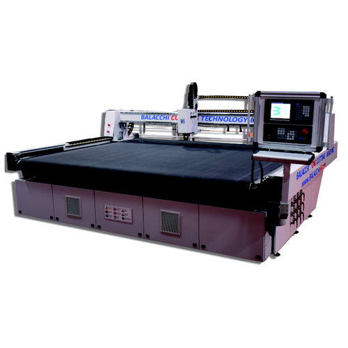 CNC切断機 - BR-350-PL - BALACCHI S.R.L. - ナイフ / ポリ塩化ビニル用 / 布用