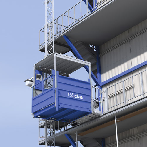 ラックアンドピニオン簡易リフト - Super-Lift MX 1024 - Böcker Maschinenwerke GmbH - 電動式 / 建設業用 / 工事現場用