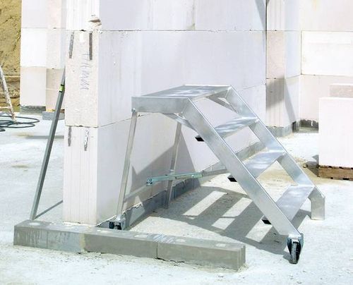 ストレート階段 - Böcker Maschinenwerke GmbH - アルミニウム製 / 建築現場 / 移動式
