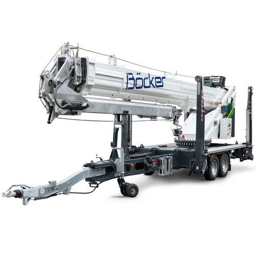 トレーラー上クレーン - AHK 36 series  - Böcker Maschinenwerke GmbH - ブーム / 伸縮式 / 工事現場用