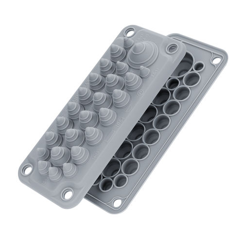 IP54ケーブルエントリー プレート - LMC 25 - Trelleborg Cable Entry Solutions - 金属製 / 電気キャビネット用 / ケーブル用