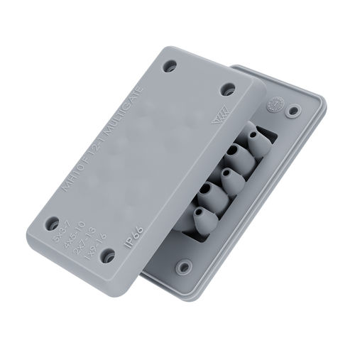 IP66ケーブルエントリー プレート - MH10 F12-1 - Trelleborg Cable Entry Solutions - ケーブル用 / 電気キャビネット用 / 衛生用
