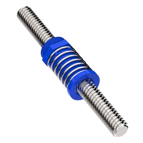 バックラッシュ親ねじ - ATAxxxxxL - Helix Linear Technologies - ラウンド スレッド / プラスチック製 / ナット付き