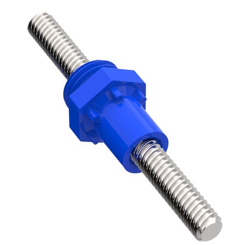 ラウンド スレッド親ねじ - NTA series - Helix Linear Technologies - プラスチック製 / ナット付き