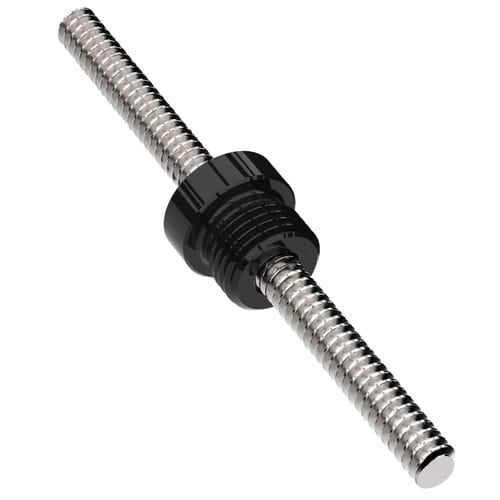 ラウンド スレッド親ねじ - 30xxx  - Helix Linear Technologies - プラスチック製 / ナット付き