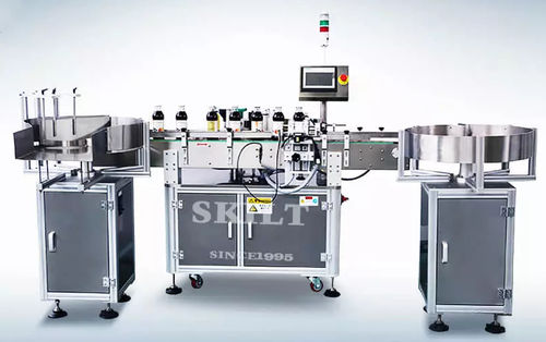 PLC制御ラベリングマシン - PLM-DS Series - skiltpack - ボトル用
