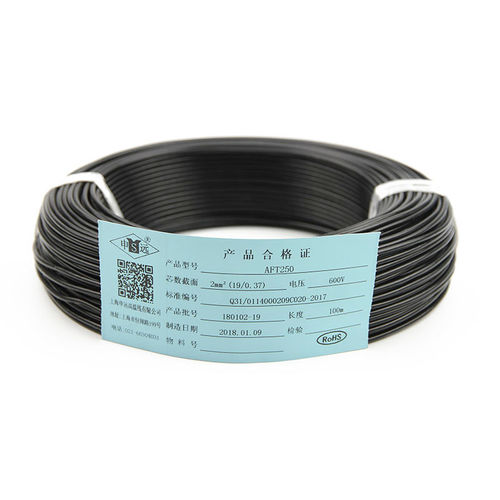 絶縁フックアップ ワイヤー - UL1199 series - Shanghai Shenyuan High Temperature wire Co., Ltd - 銅 / PTFE / 多重より線