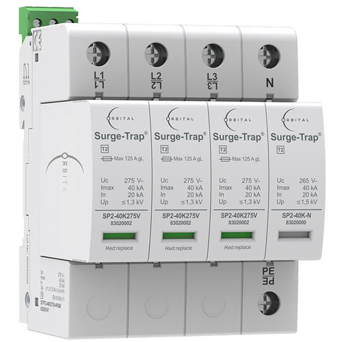 クラス IEC 2避雷器 - OSPD-1A - Orbital Lightning Protection Technologies - クラス IEC 3 / 2極 / DINレール