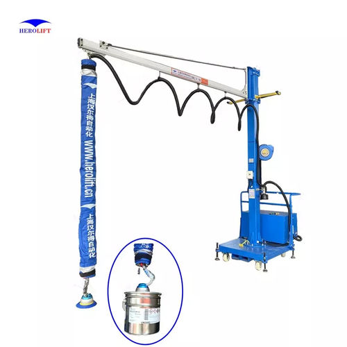 空気圧式マニピュレーター - VEL180-2.5-STAND - Herolift - 吸盤式 / ドラム缶用 / ハンドリング
